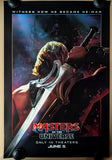 MASTERS of the UNIVERSE ADVANCED  DOUBLE SIDED ORIGINAL MOVIE POSTER