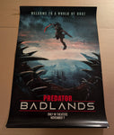 PREDATOR BADLANDS DOUBLE SIDED  ORIGINAL MOVIE POSTER