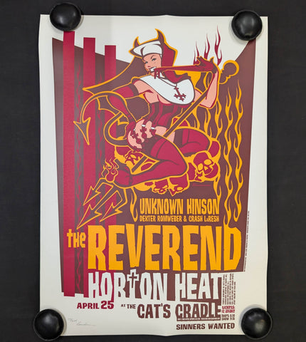 THE REVEREND HORTON HEAT  CONCERT POSTER