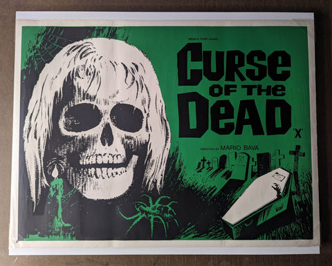 CURSE of the UNDEAD   - ROLLED BRITISH QUAD - original movie poster
