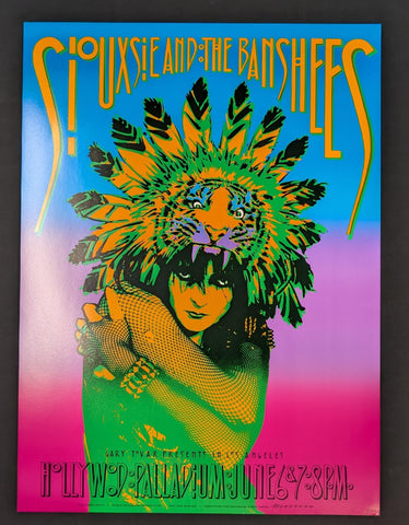 SIOUXSIE and the BANSHEES  CONCERT POSTER