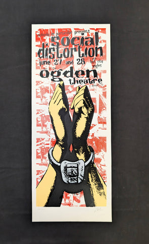 SOCIAL DISTORTION CONCERT POSTER