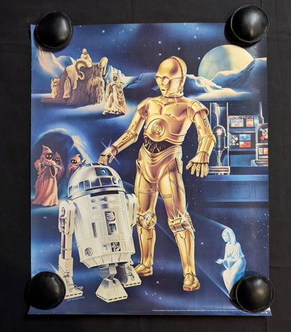 STAR WARS R2D2 C3PO  CASCADE , CHEER , DAWN PROMO POSTERS