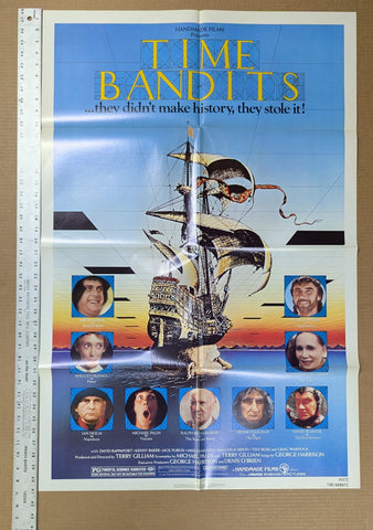 TIME BANDITS - FOLDED-  original movie poster