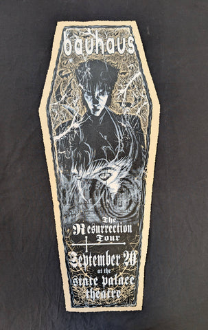 BAUHAUS COFFIN  original concert  poster