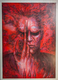 FUTURE KILL HR GIGER SIGNED PRINT  original movie poster