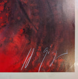 FUTURE KILL HR GIGER SIGNED PRINT  original movie poster