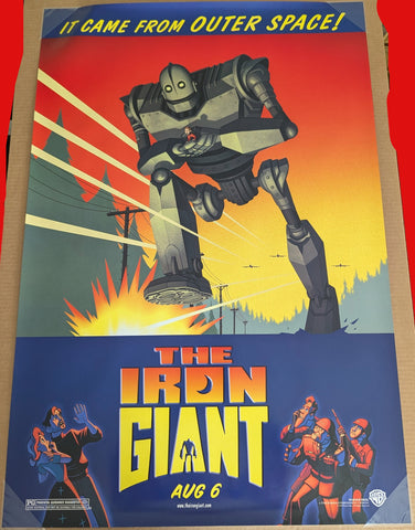 IRON GIANT - DOUBLE SIDED  original movie poster