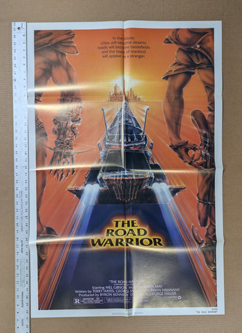 THE ROAD WARRIOR STYLE A  - FOLDED-  original movie poster