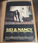 SID AND NANCY - GOLD FOIL EMBOSSED original movie poster