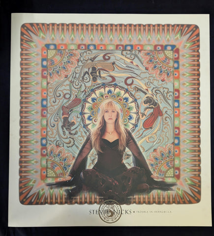STEVIE NICKS TROUBLE IN SHANGRI- LA RECORD STORE POSTER