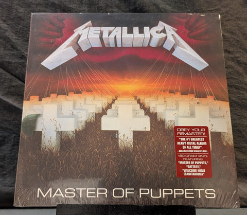 METALLICA MASTER OF PUPPETS --REISSUE --  VINYL