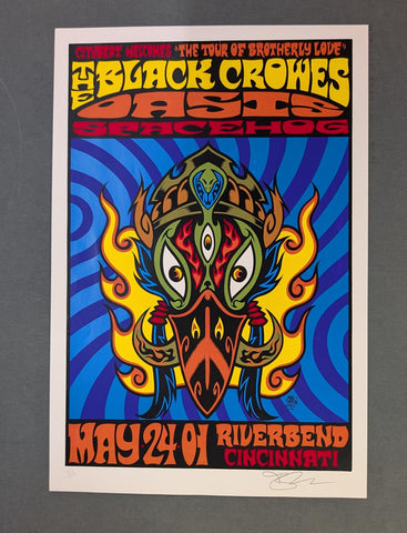 THE BLACK CROWES  original concert  poster