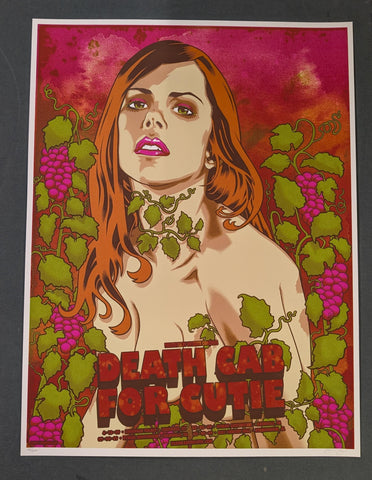 DEATH CAB FOR CUTIE   original concert  poster