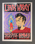 LINK WRAY  original concert  poster