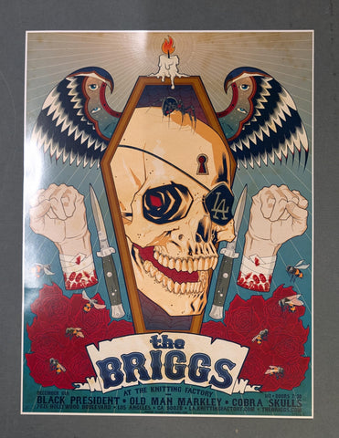 THE BRIGGS original concert  poster