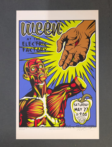 WEEN at THE ELECTRIC FACTORY  original concert  poster