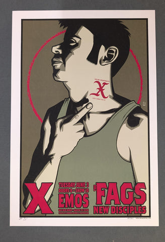 X    original concert  poster