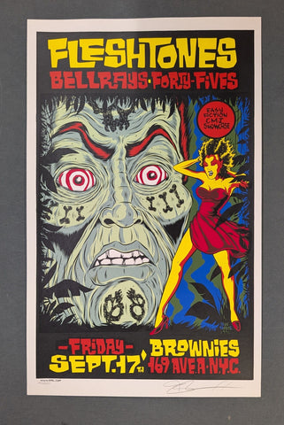 FLESHTONES original concert  poster