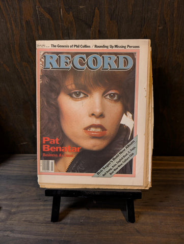RECORD PAT BENATAR NEWSPAPER