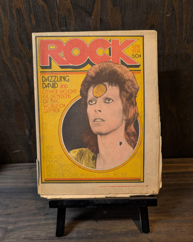 DAVID BOWIE ROCK NEWSPAPER JUNE 1974