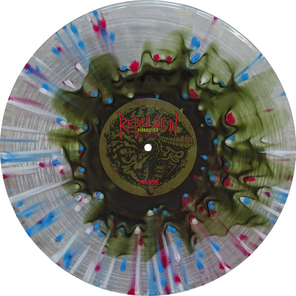 Repulsion Horrified Splattered Color Vinyl – Atomic Art and Music