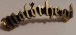 Motorhead gold logo Enamel Pin