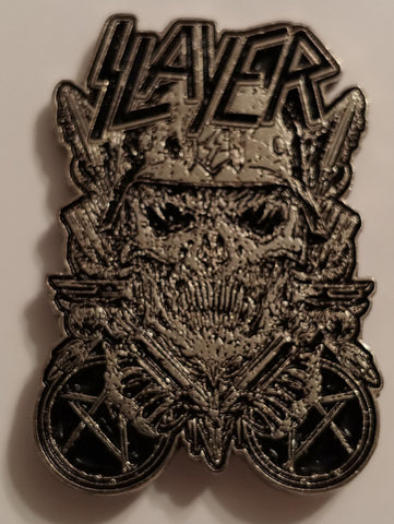 Slayer Zombie Trooper logo Enamel Pin