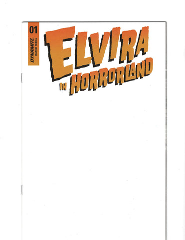 ELVIRA IN HORRORLAND BLANK COVER ISSUE 1  Comic Book