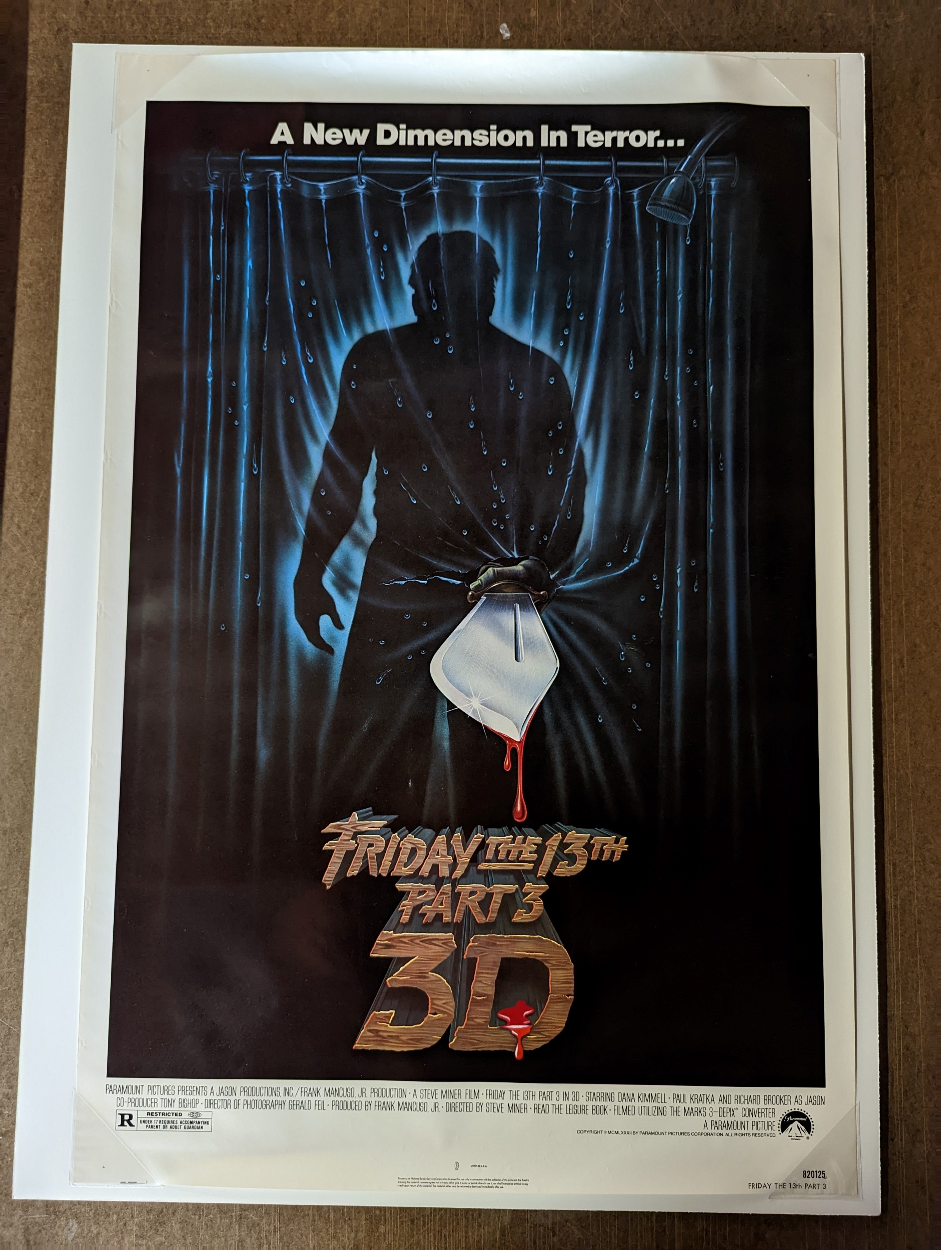 SF・ファンタジー・ホラー FRYDAY THE 13TH 3-D MOVIE POSTER Amazon.com: Movie Posters FRIDAY THE 13TH PART III 3D (1982