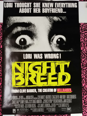 Night Breed Advance  original movie poster