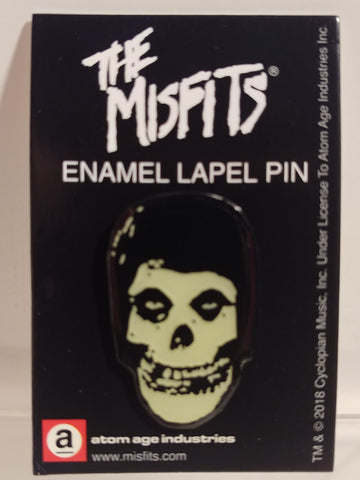 Misfits Crimson Ghost glow in the dark Enamel Pin