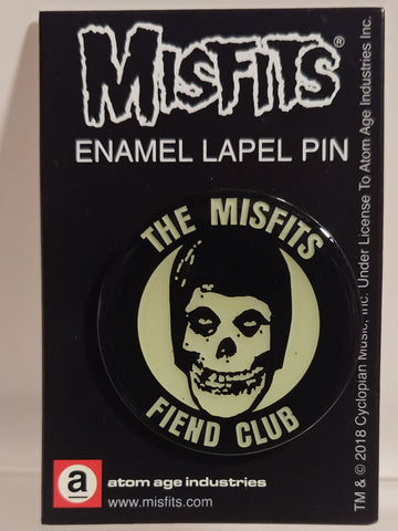Misfits fiend club glow in the dark Enamel Pin