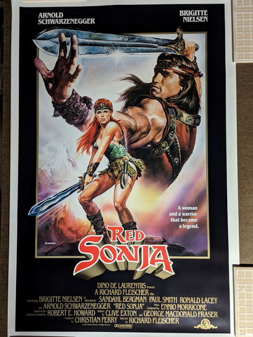 RED SONJA 1985 original movie poster