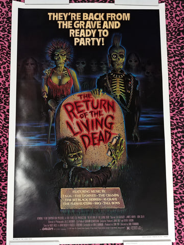 Return of the Living Dead original movie poster