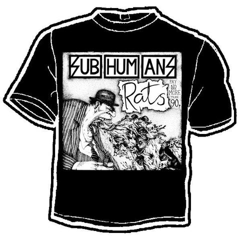 Subhumans Rats t-shirt