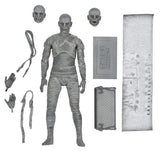 the MUMMY BLACK AND WHITE  ACTION FIGURE