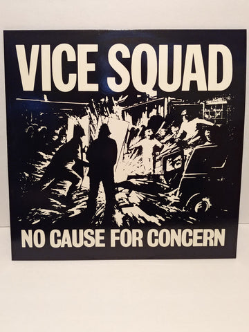 Vice Squad -no cause for concern - Black Color Vinyl